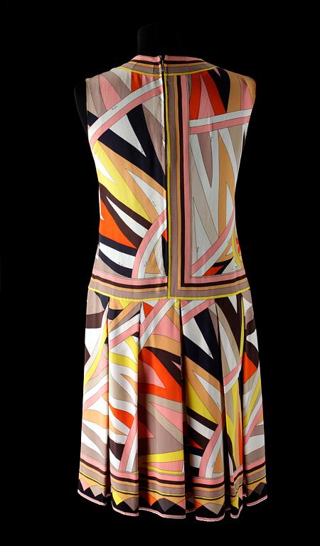 A 1960s silk dress by Pucci.