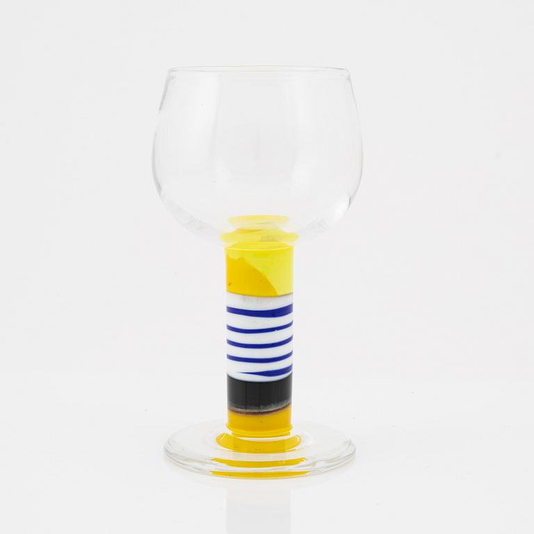 Gunnar Cyrén, "popglas", Orrefors, signerat., 1967.