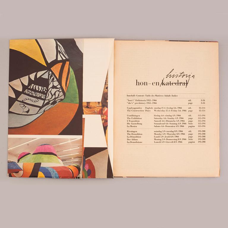 NIKI DE SAINT PHALLE, fragment from "She" ("Hon") and catalogue, Moderna Museet, 1966. Signed and numbered 125/150.