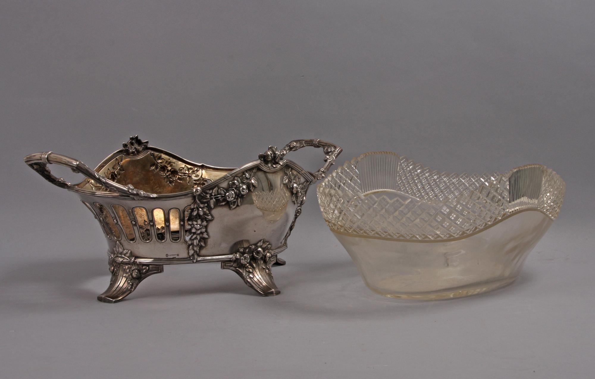 JARDINIERE, silver, Jugend 1907. Aug Thomsen, Danmark.