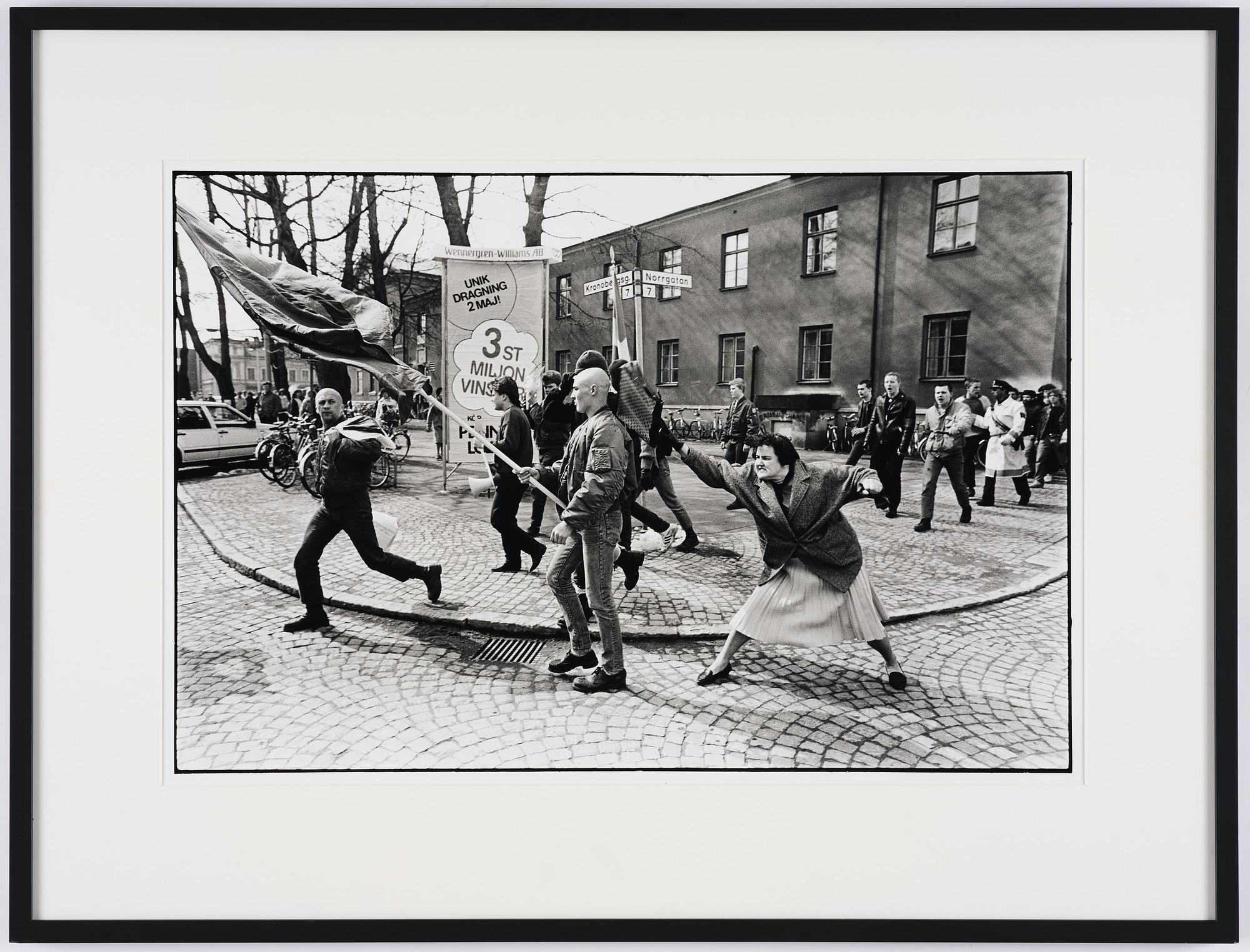 Hans Runesson, "Kvinnan med handväskan”, 1985.