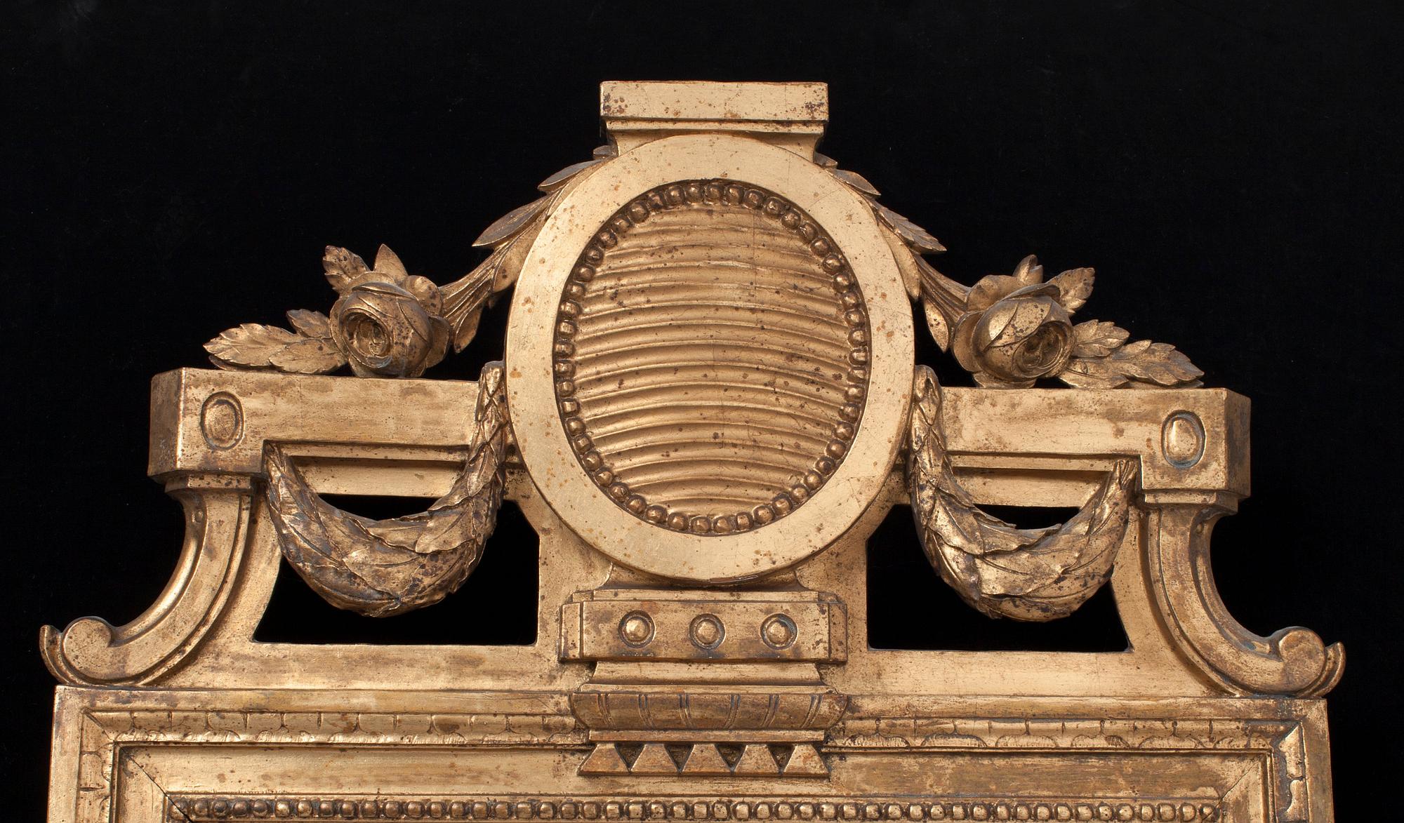 SPEGEL, av Johan Åkerblad (mästare i Stockholm 1758-1799). Gustaviansk.