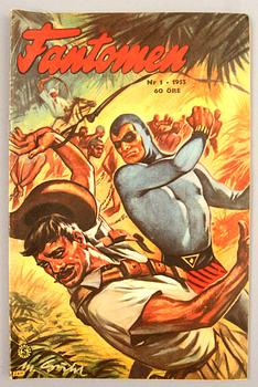 SERIETIDNINGAR(23+18). "Fantomen" 1955-1956.