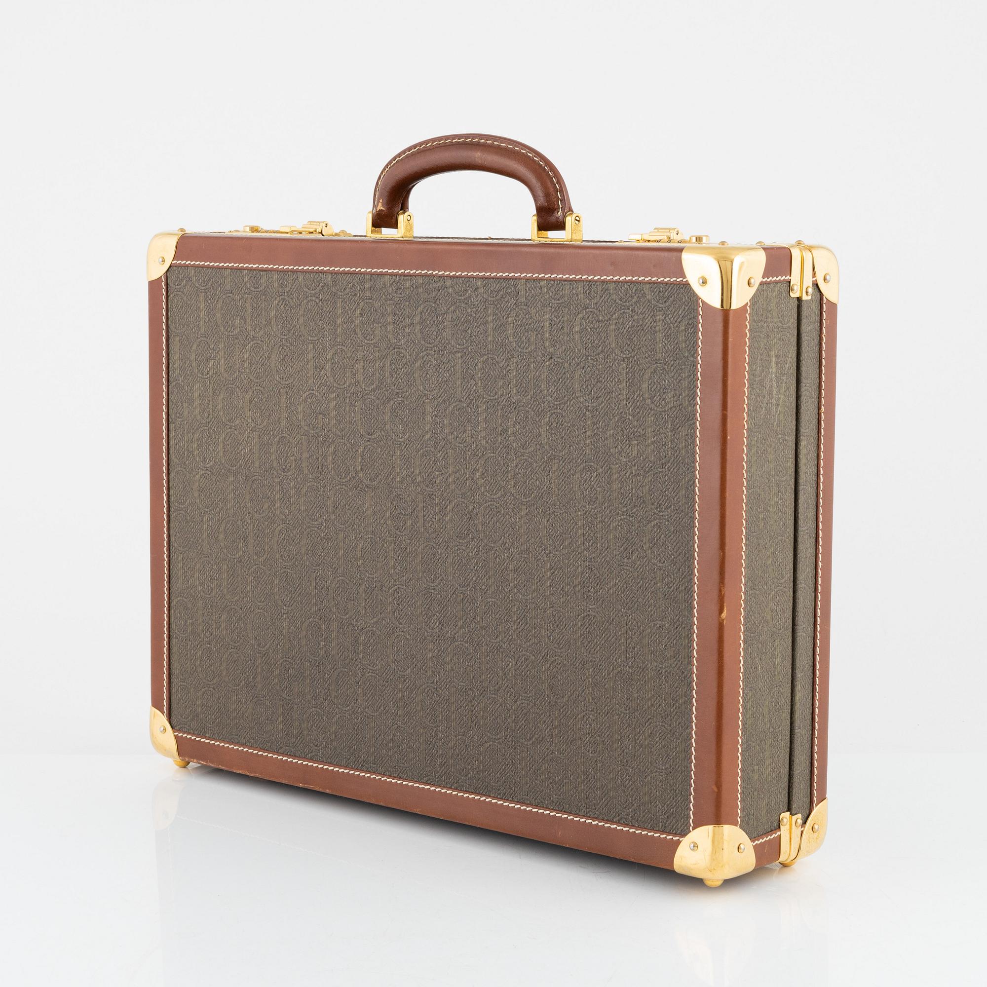 Gucci, briefcase.