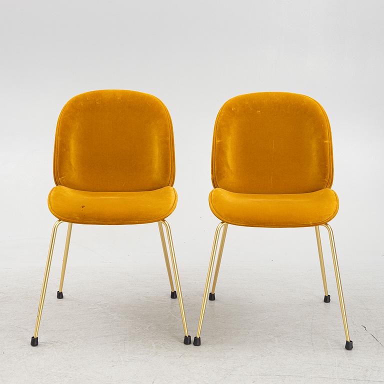 GamFratesi, chairs, 6 pcs, "Beetle", Gubi.