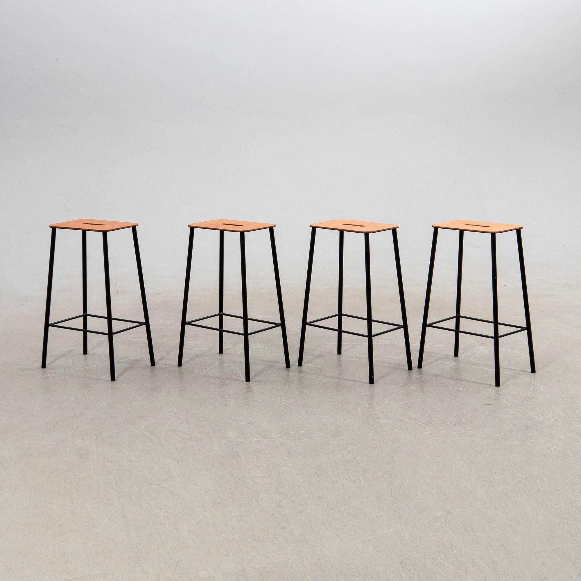 Toke Lauridsen, chairs/stools, 4 pcs, "Adam Stool", Frama, Denmark.
