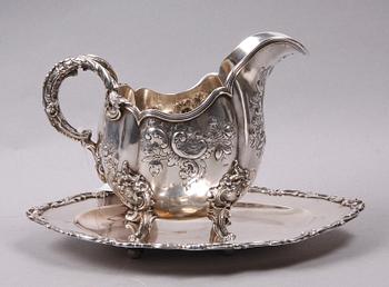 SÅSSNIPA, silver, rokokostil, Gebr. Friedlaender, Tyskland, 1900-talets första hälft.