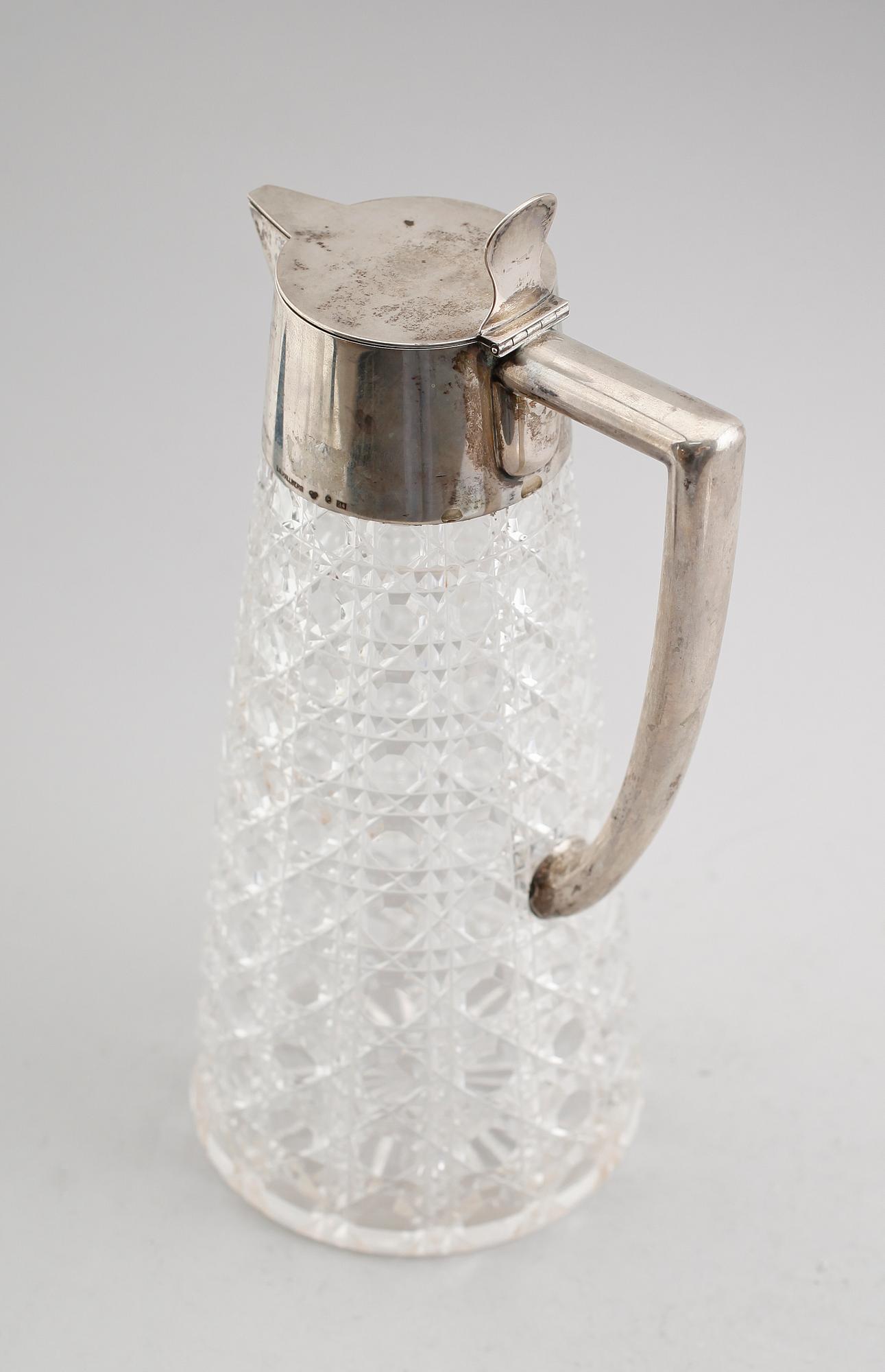 VINKANNA, silver, CG Hallberg, Stockholm 1894.