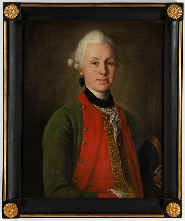 Carl Ludwig Christineck,  18th century, oil on canvas, signed a tergo.