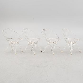Cees Braakman, a set of 4 chairs, Pastoe, Netherlands, second half of the 20th century.