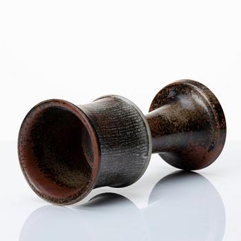Stig Lindberg, three stoneware vases, Gustavsberg studio, Sweden 1967-70.