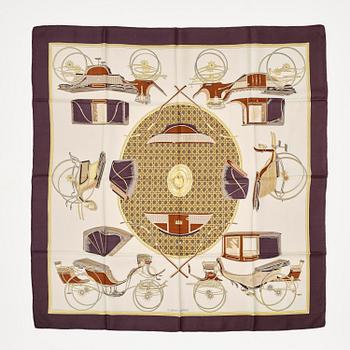 Hermès, scarf, "Les Voitures à Transformation".