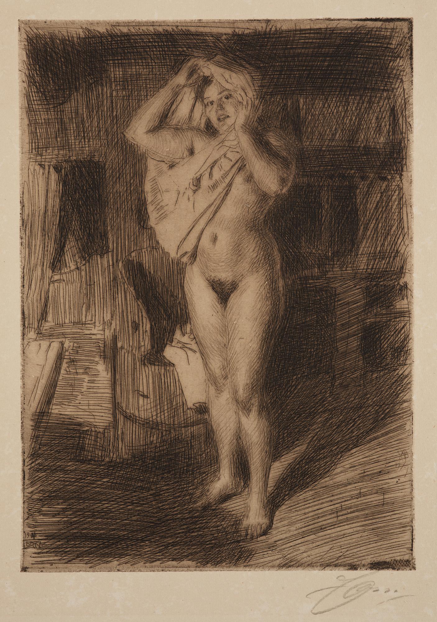 Anders Zorn, "Bärsärk".