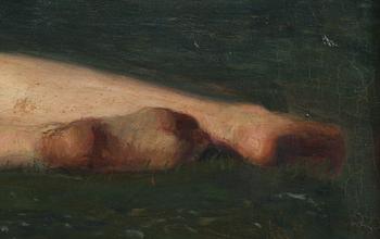 HARALD MOLTKE, olja på papper, sign o dat 1933.