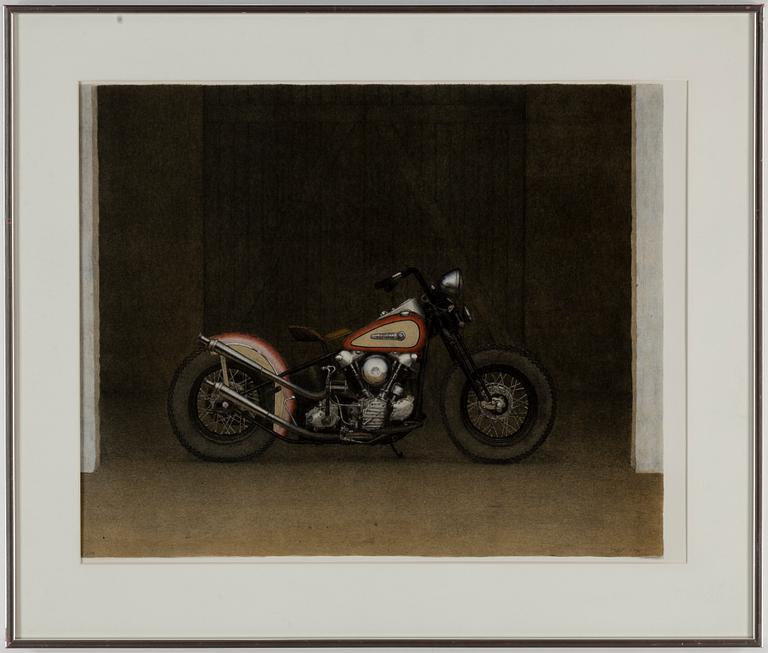 JOHN-E FRANZÉN, lithograph in colours,1996, signed 84/250.