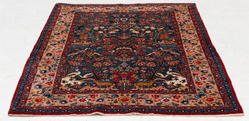 Matta, semiantik Isfahan/Nain, centrala Iran, ca 140 x 106 cm.