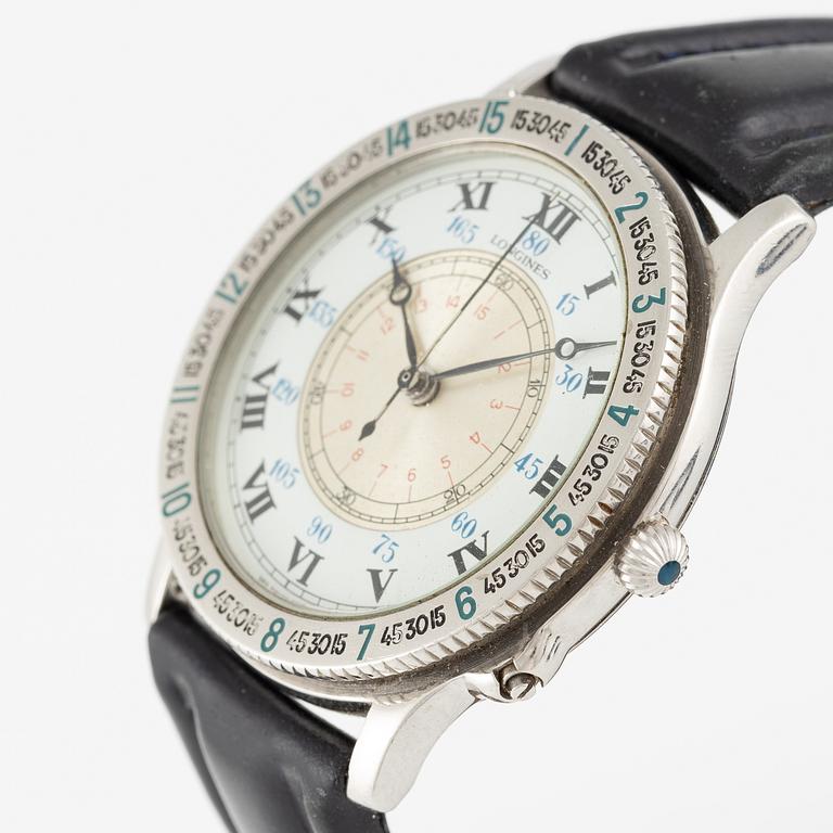 Longines, Lindbergh Hour Angle, wristwatch, 38 mm.
