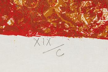 Theo Tobiasse, "The Song of Songs of King Solomon", portfolio with 12 colour lithographs.