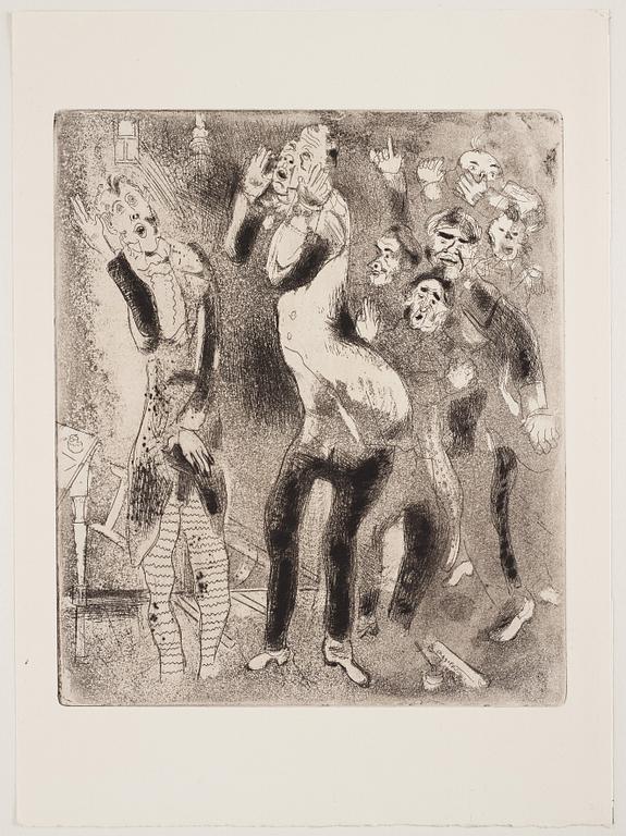 MARC CHAGALL, 71 st etsningar ur upplagan om 285 exemplar på Arches/MBM/J. Perrigot-papper, 1923-1948.