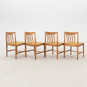 Chairs 4 pcs Skaraborgs Furniture Industry 1960s.