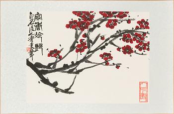 Qi Bingsheng, vesiväri.