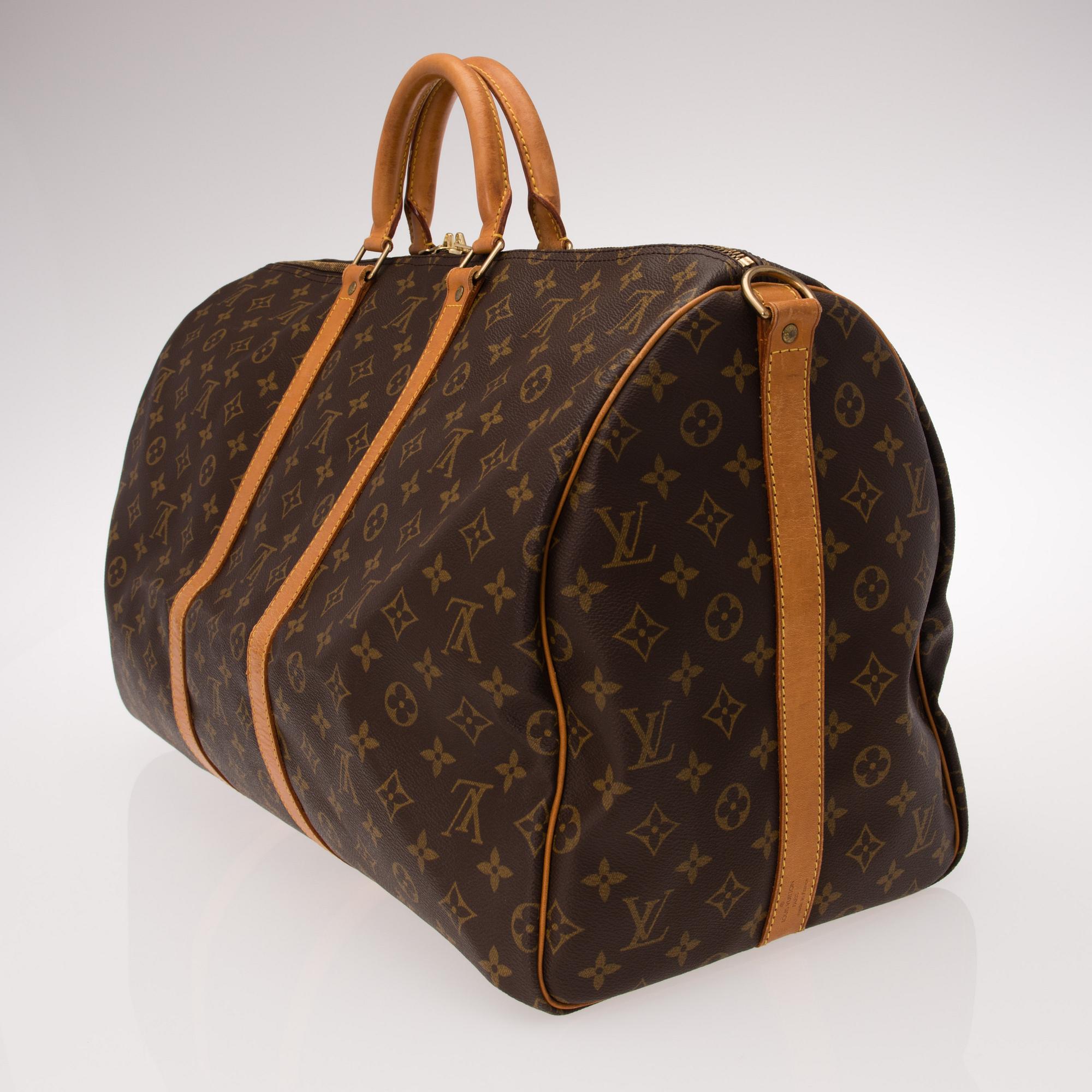 LOUIS VUITTON, "Keepall Bandouliere 55", LAUKKU.