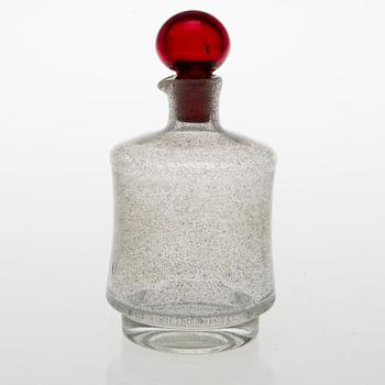 TAMARA ALADIN, A 'Star' glass carafe,  Riihimäen Lasi, 1963-65.