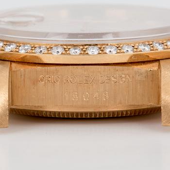 ROLEX, Oyster Perpetual, Day-Date, Chronometer, "Myriad dial", wristwatch, 36 mm,