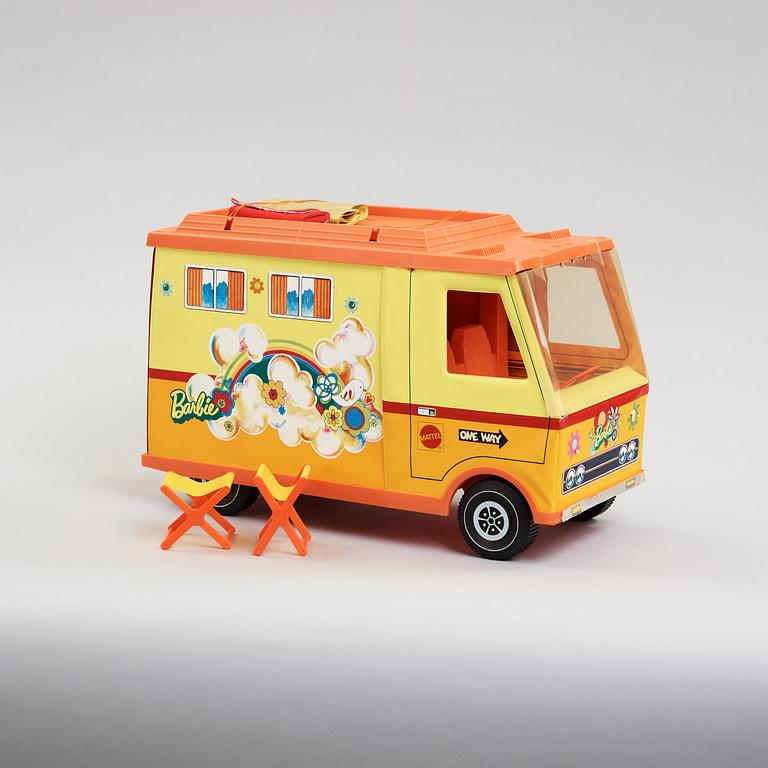 BARBIE TILLBEHÖR, 4 delar, Mattel 1970-tal.