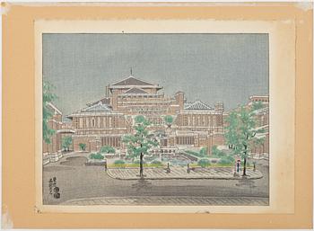 Eiichi Kotozuka,  "Frank Lloyd Wright Imperial Hotel", omkring 1950.