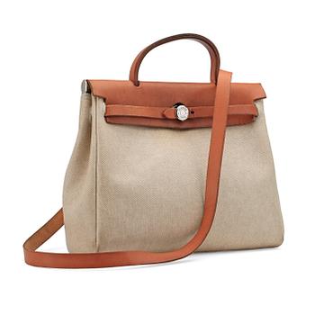 HERMÈS, a "Herbag" handbag.