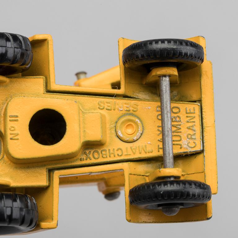 LESNEY MATCHBOX SERIES,4 st, bland annat Jumbo Crane RW 11C-1.