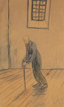 Harriet Löwenhjelm, watercolour, signed and dated 1915.