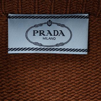 Prada, a knitted wool/cashmere sweater, size 38.