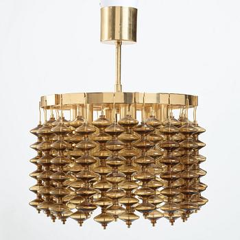 Hans-Agne Jakobsson, an "Estrella" ceiling lamp, model T580/H, Markaryd, Sweden 1960-70's.