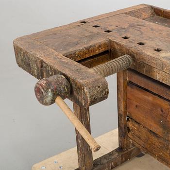 A Swedish 19th century workbench.