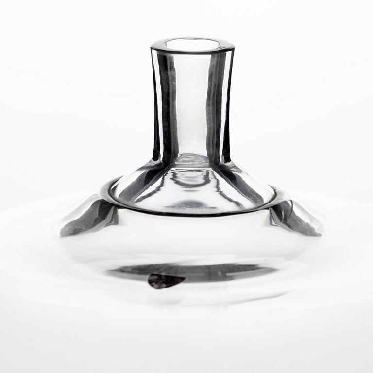 Ingeborg Lundin, Glass vase, "Äpplet", Orrefors, after 1957.