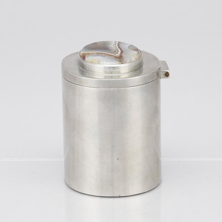Estrid Ericson, a lidded pewter jar, Svenskt Tenn, Stockholm 1952.
