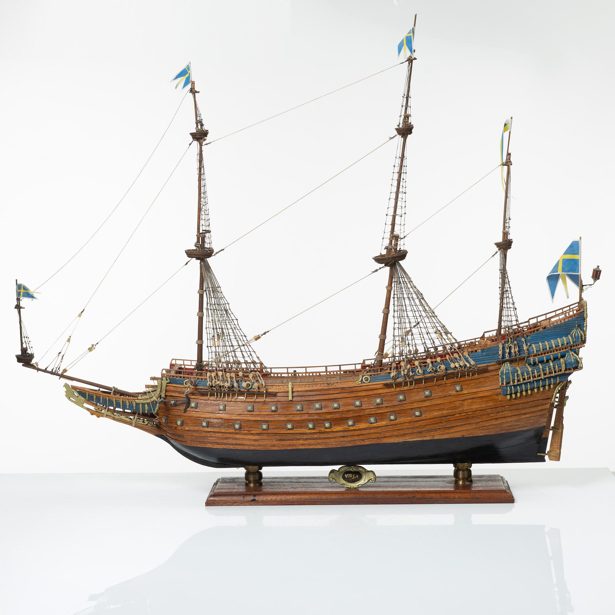 Ship model, "Vasa", circa 2000.