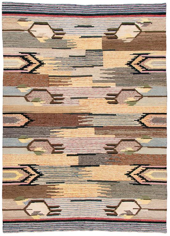 A 1930s finnish rag rug, Circa 245 x 330 cm.