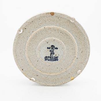Inger Persson, a glazed stoneware signed vase and bowl from Rörstrand.