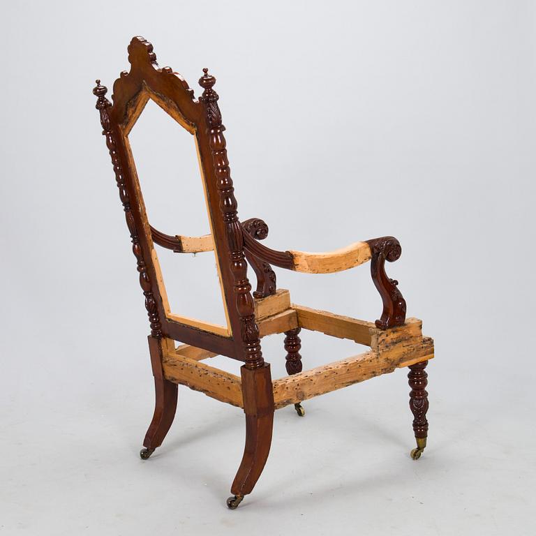 Armchair,  second half of the 19th century.