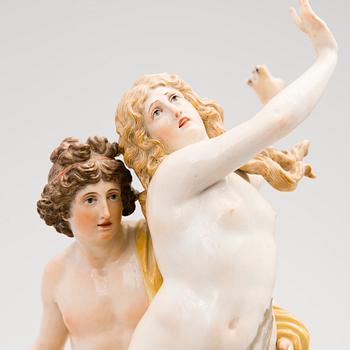 A Meissen porcelain figural group, Germany late 19th Century.