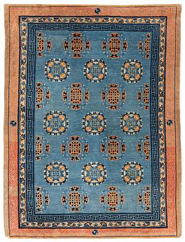 1012. A rug, antique Baotou-Suiyuan, approx.  213x159.5 cm.