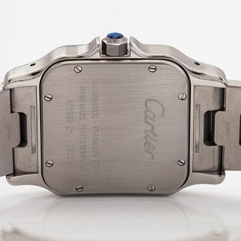 Cartier, Santos, wristwatch, 32 x 32 mm.