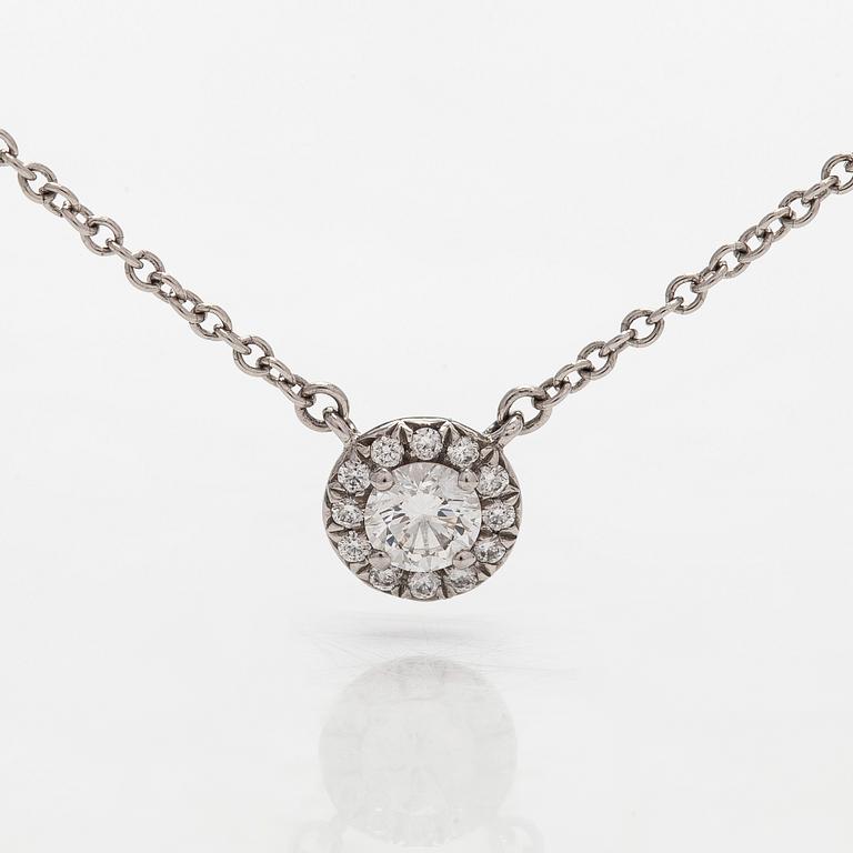 Tiffany & Co, kaulakoru, "Soleste", platinaa ja timantteja.