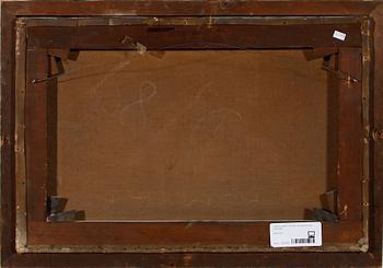 HARRY JAMES STICKS, olja på duk, England, sign o dat 1891.