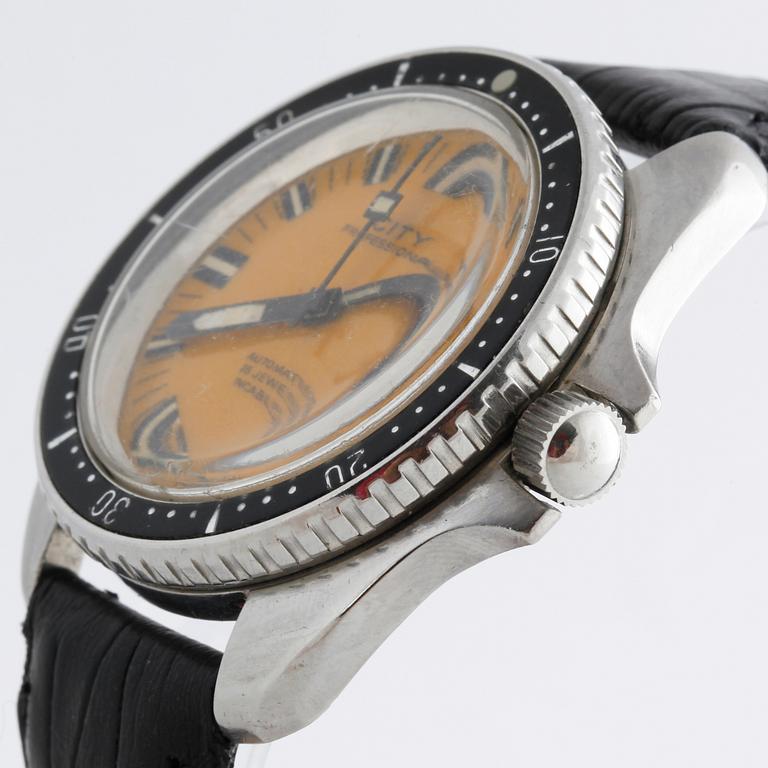 CITY, Professional, armbandsur, 42 x 39 (41) mm.