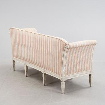 SOFFA, sengustaviansk stil, 1800-tal.