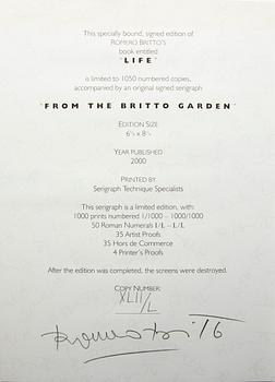 Romero Britto, bok signerad och numrerad XLII/L.